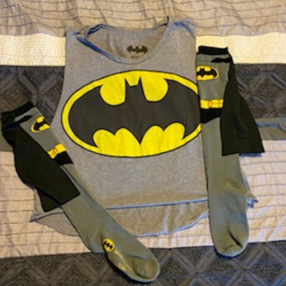 Batman tee and socks